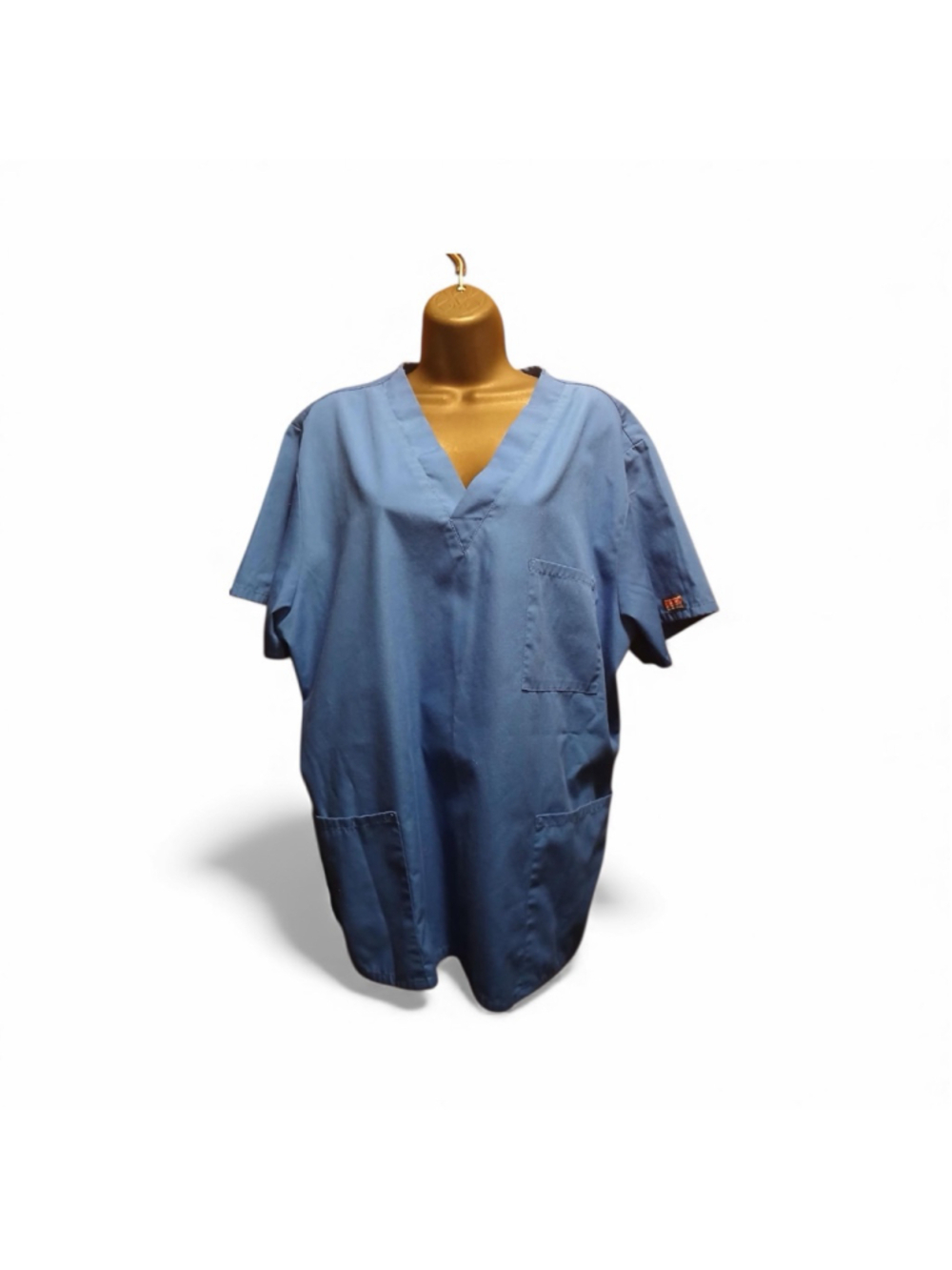 Cherokee Workwear Unisex XXL V-Neck Scrub Top Royal Blue (JC215)